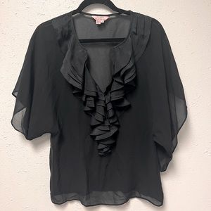 Ted Baker sheer sleeves blouse